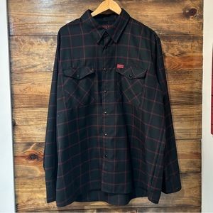 Dixxon Flannel Co “The Redline” Long Sleeve Flannel | XXL | with Snaps